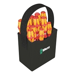 Wera® 05004310001 Kraftform 2go 100 Screwdriver Set, 11 Pieces