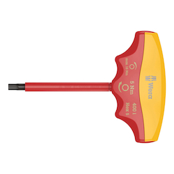 Wera® 05004980001 400 i Hex Insulated Torque Screwdriver, 4 mm Drive, 138 mm OAL, 5 N-m, Steel