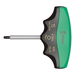 Wera® 05005090001 400 TX Torque Screwdriver, T20 Drive, 108 mm OAL, 4 N-m, Steel