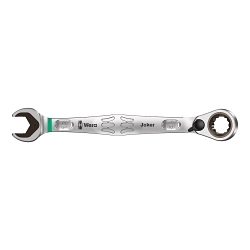 Wera® 05020068001 Joker Switch Anti-Slip Combination Wrench With Switch Lever, 13 mm Wrench, 6/12 Points, 15 deg Offset, 179 mm OAL, Chrome Molybdenum Steel, Nickel Chromium