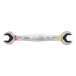 Wera® 05020260001 6002 Joker Anti-Slip Open-End Wrench, Double Hex Wrench, 20/22 mm Wrench, 260.5 mm L, Chromium Molybdenum Steel, Nickel Chromium