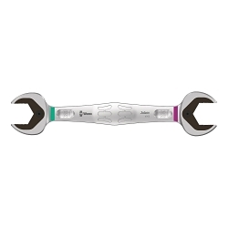 Wera® 05020264001 6002 Joker Anti-Slip Open-End Wrench, Double Hex Wrench, 30/32 mm Wrench, 305 mm L, Chromium Molybdenum Steel, Nickel Chromium