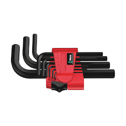 Wera® 05021737001 950/9 Hex-Plus 7 Hex Key Set, 9 Pieces, 1.5 to 10 mm Hex, Hex Plus Drive, L-Handle Handle, BlackLaser