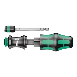 Wera® 05051000001 818/4/1 Bit Holding Screwdriver, 1/4 in, 189 mm OAL
