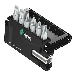 Wera® 05056295001 Bit-Check 7 Universal 1 Screwdriver Bit Set, 7 Pieces
