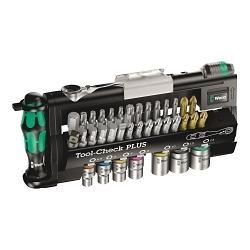 Wera® 05056490001 Tool-Check PLUS Tool Kit, 39 Pieces, Stainless Steel