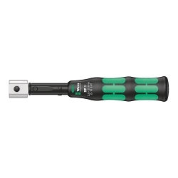 Wera® 05075670001 Click-Torque XP 1 Adjustable Preset Torque Wrench, 9 x 12 mm Drive, 2.5 to 25 N-m, Square Drive Head, 217 mm OAL, DIN EN ISO 6789-1:2017-07