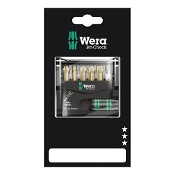 Wera® 05136390001 Bit-Check 12 Wood 1 SB Bit-Check Impaktor, 12 Pieces, 175 mm OAL, Magnetic