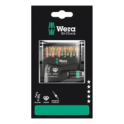 Wera® 05136392001 Bit-Check 12 Diamond 1 SB Bit-Check Impaktor, 12 Pieces, 175 mm OAL, Magnetic, Diamond Coated