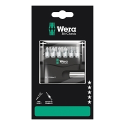 Wera® 05136393001 Bit-Check 12 Metal 1 SB Bit-Check Impaktor, 12 Pieces, 176 mm OAL, Magnetic