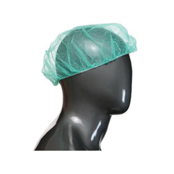 PIP® UB-21-1000G UB-1000 Latex Free Standard Weight Disposable Bouffant Cap, 21 in, Green, Spunbond Polypropylene