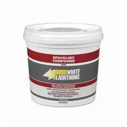 White Lightning® WL60512 Lightweight One Step Spackling Compound, 0.5 pt Can, White