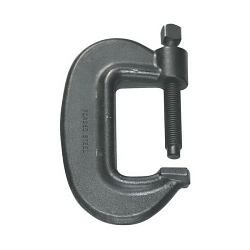 Williams® CC-4LAAW Deep Throat Heavy Service Standard Screw C-Clamp, 2-7/8 in D Throat, 4-21/32 in Clamping, 27/32 in Dia x 7-1/4 in L Screw