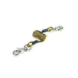 Williams® Tools@Height™ EXT-T2TCOIL Trigger to Trigger Personal Duty Coil Tether, 5 lb Capacity, Braided Steel