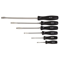 Williams® JHW100P-6SD Premium Screwdriver Set, 6 Pieces, Alloy Steel, Polished Chrome