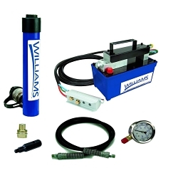 Williams® JHW1AP10T10L Low Profile Air Pump and Cylinder Combination, 10 ton, 9.96 in, 1000 psi