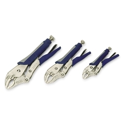 Williams® JHW23070 Plier Set, Locking, 3 Pieces, Serrated Jaw Surface