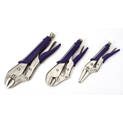 Williams® JHW23071 Plier Set, Locking, 3 Pieces, Serrated Jaw Surface