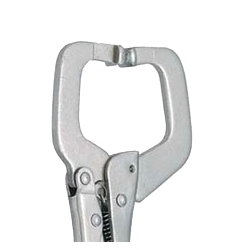 Williams® JHW23320 Shallow Tip Locking C-Clamp, 1-1/4 in D Throat, 450 lb Clamping