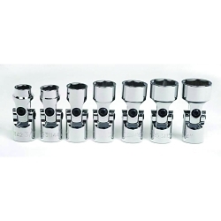 Williams® JHW31938 Socket Set, 7 Pieces, Polished Chrome
