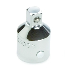 Williams® JHW33008 Adapter, Polished Chrome, 1/4 in Male Drive, 3/4 in Female Drive