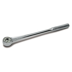 Williams® JHWB-53A Hand Ratchet, 3/8 in Drive, Round Head, 10-1/2 in OAL, Alloy Steel, Polished Chrome