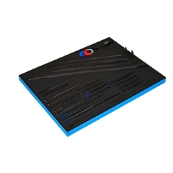 Williams® JHWFPCRS-23 Chisels and Punches Set, 10 Punches, 7 Chisels, 23 Pieces