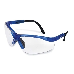Williams JHWSAFGLAS20B Safety Glass, Clear Lens, Blue
