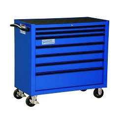 Williams® JHWW40RC7BL Professional Roll Cabinet, 37-7/8 in H x 40 in W x 19-13/16 in D, Steel
