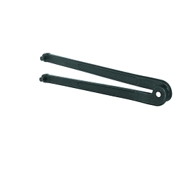 Williams® JHW482 Adjustable Face Spanner Wrench, 2 in Capacity, 3/16 in Dia Pin, 6-1/4 in OAL, Industrial Black