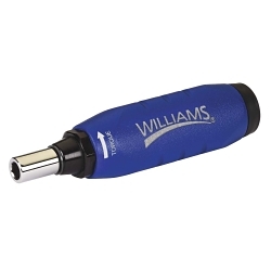 Williams® 21SPW 1-Setting Factory Pre-Set Torque Screwdriver, 1/4 in Drive, 4-1/2 in OAL, +/-6 % Accuracy, 32 in-oz, Aluminum