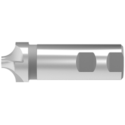 WNT 50248010 Quarter-round Profile Milling Cutter, ANSI Code: N.VR.1,0.8,0.Z4.HB.KK, 0.2362 in Dia Cutting, 0.3937 in Dia Shank, 2.3622 in OAL