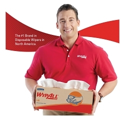 WypAll* 05790 L40 Extra Absorbent Disposable Wiper, 900 Sheets Capacity, DRC, White