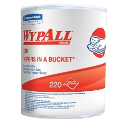 WypAll* 83571 X70 Disposable Wiper, Hydroknit*, White