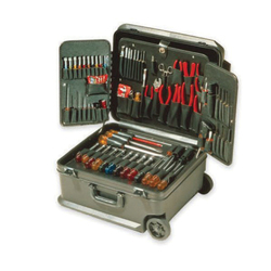 WellerĀ® TCMB100STWN Service Tool Kit, Case with Wheels Tool Storage, 86 Pieces, Steel
