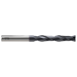 YG-1 YGBasix E5H93908 Extra Long Length Single End Standard Square End Mill, 1 in Dia Cutter, 3 in Length of Cut, 2 Flutes, 1 in Dia Shank, 6 in OAL, Uncoated