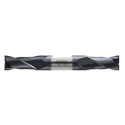 YG-1 YGBasix G9H87020N Double End Regular Length Standard Square End Mill, 5/16 in Dia Cutter, 3/4 in Length of Cut, 2 Flutes, 3/8 in Dia Shank, 3-1/2 in OAL, AlCr