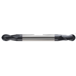 YG-1 YGBasix G9I05008N Regular Length Single End Standard Ball Nose End Mill, 1/8 in Dia Cutter, 1/2 in Length of Cut, 4 Flutes, 1/8 in Dia Shank, 1-1/2 in OAL, AlCr