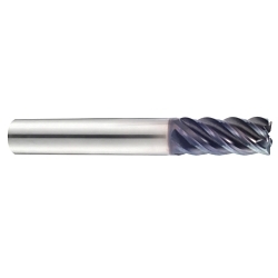 YG-1 TitaNox Power GMG26200 Center Cut Long Length Metric Square End Variable Helix Corner Chamfer End Mill, 20 mm Dia Cutter, 44 mm Length of Cut, 5 Flutes, 20 mm Dia Shank, 104 mm OAL, Y