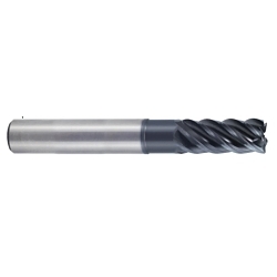 YG-1 TitaNox Power UGMH06918 Center Cut Imperial Sharp Edge Variable Helix Square End Mill With Extended Neck, 3/4 in Dia Cutter, 1-1/8 in Length of Cut, 5 Flutes, 3/4 in Dia Shank, 7 in OAL, Y