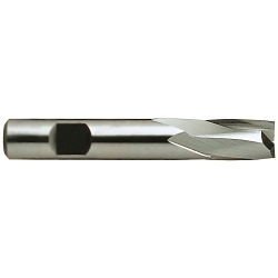 YG-1 14301 E2163 Center Cut Imperial Single End Keyway End Mill, 5/16 in Dia Cutter, 9/16 in Length of Cut, 2 Flutes, 3/8 in Dia Shank, 2-5/16 in OAL, Bright
