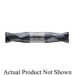 YG-1 YGBasix E5H81012 Double End Stub Length Standard Square End Mill, 3/16 in Dia Cutter, 3/8 in Length of Cut, 2 Flutes, 3/16 in Dia Shank, 2 in OAL, Uncoated