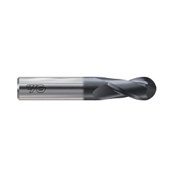 YG-1 YGBasix G9I02002N Regular Length Single End Standard Ball Nose End Mill, 1/32 in Dia Cutter, 1/8 in Length of Cut, 2 Flutes, 1/8 in Dia Shank, 1-1/2 in OAL, AlCr