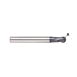 YG-1 X-POWER PRO GM209032 High Performance Long Length Ball Nose End Mill, 1/2 in Dia Cutter, 7/8 in Length of Cut, 2 Flutes, 1/2 in Dia Shank, 4-1/4 in OAL, Y