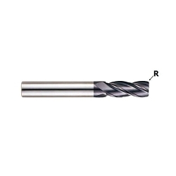 YG-1 X-POWER PRO GM639016 High Performance Stub Length Corner Radius End Mill, 1/4 in Dia Cutter, 0.01 in Corner Radius, 1/2 in Length of Cut, 4 Flutes, 1/4 in Dia Shank, 3 in OAL, Y
