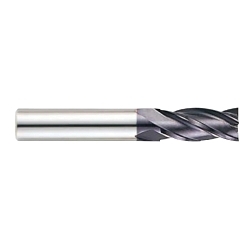 YG-1 X-POWER PRO GM811045 Short Length Square End Mill, 4.5 mm Dia Cutter, 11 mm Length of Cut, 4 Flutes, 6 mm Dia Shank, 45 mm OAL, AlTiN