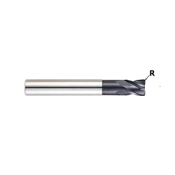 YG-1 X-POWER PRO GM839080 High Performance Stub Length Corner Radius End Mill, 8 mm Dia Cutter, 0.8 mm Corner Radius, 10 mm Length of Cut, 4 Flutes, 8 mm Dia Shank, 60 mm OAL, Y