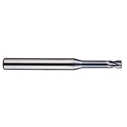 YG-1 SEME640250508 SEME64 High Performance End Mill, 0.098 in Dia Cutter, 0.019 in Corner Radius, 4 mm Length of Cut, (4) Flutes, 4 mm Dia Shank, 50 mm OAL, Y