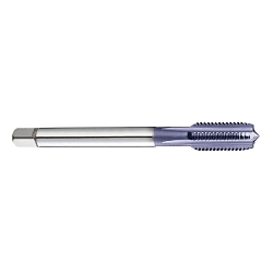 YG-1 TKS63244 Square Shank Synchronous Straight Flute Tap, M4x0.7 Thread, D4 Thread Limit, 2P-3P Modified Bottoming Chamfer, 3 Flutes, TiCN, HSS-PM