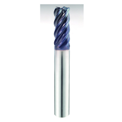 YG-1 TitaNox Power UGMG34868 Center Cut Imperial Variable Helix Corner Radius End Mill, 1-1/4 in Dia Cutter, 1/8 in Corner Radius, 1-1/2 in Length of Cut, 5 Flutes, 1-1/4 in Dia Shank, 4-1/2 in OAL, Y